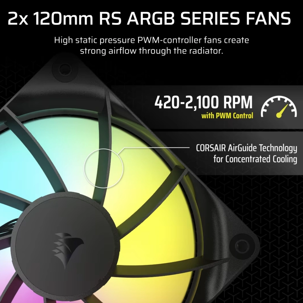 Corsair NAUTILUS 240 RS ARGB Processor Liquid Cooler view 4